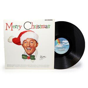 Bing Crosby's Merry Christmas Album Holidays Festive Vinyl Record Music